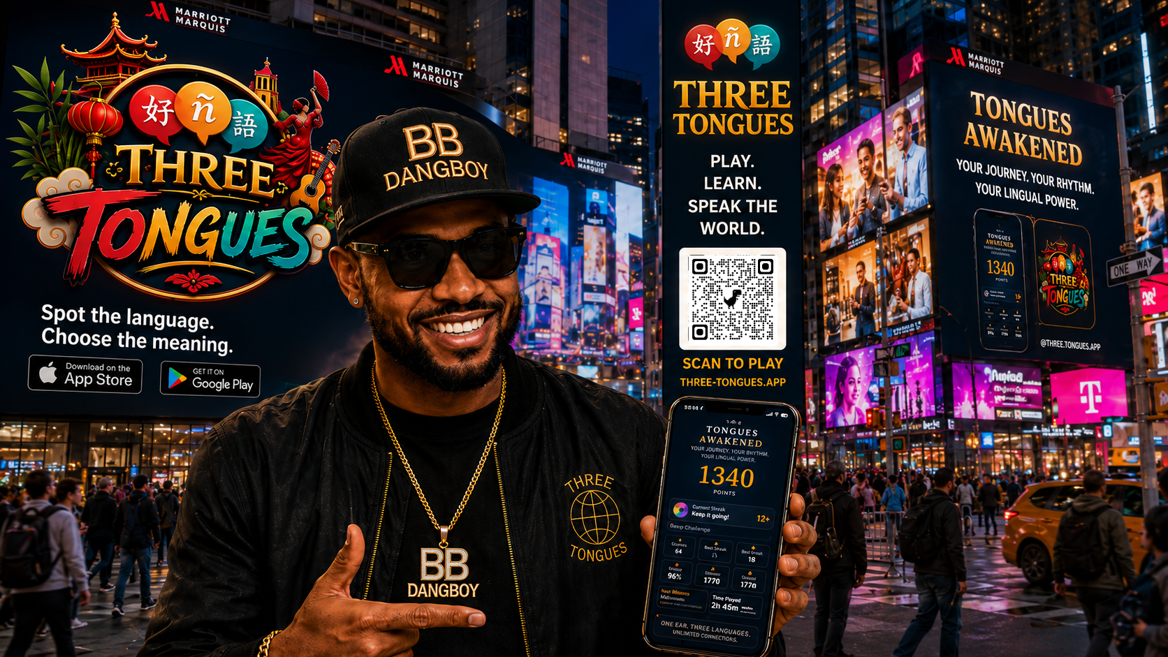 BB Dangboy, official ambassador of Three Tongues
